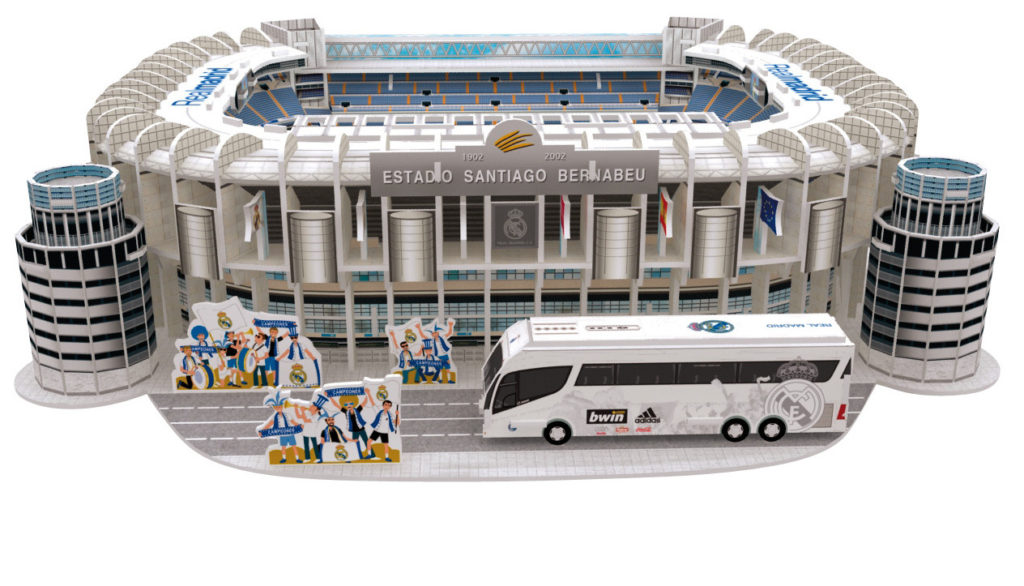 Puzzle 3D stadion Real Madrid FC