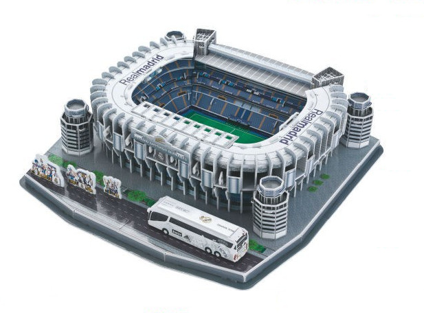 Puzzle 3D stadion Real Madrid FC