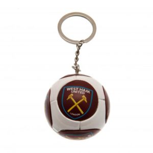 Přívěsek na klíče fotbalový míč West Ham United FC
